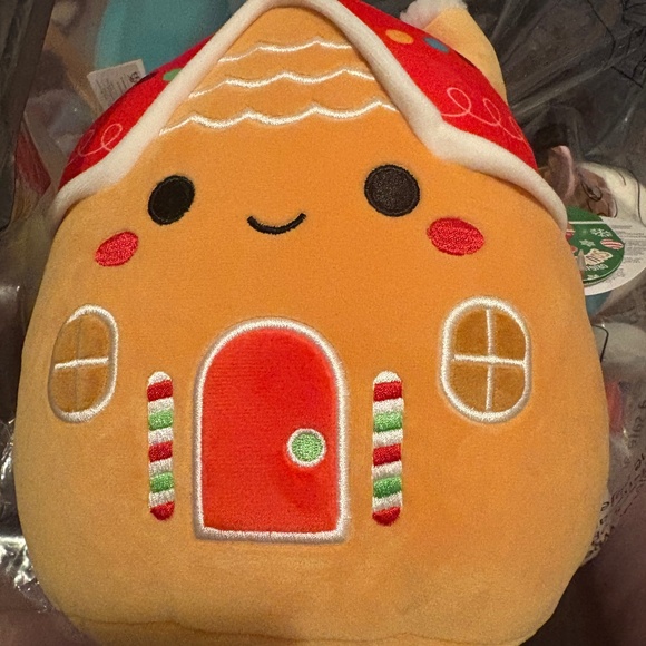 Cute Casa the gingerbread house squishmallows winter gift present - Picture 1 of 3